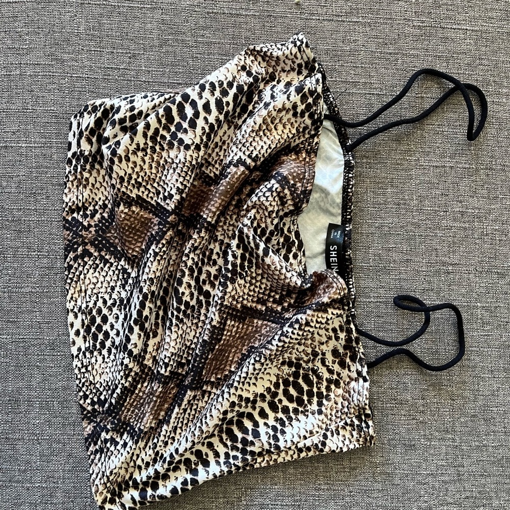 Printed Crop Top